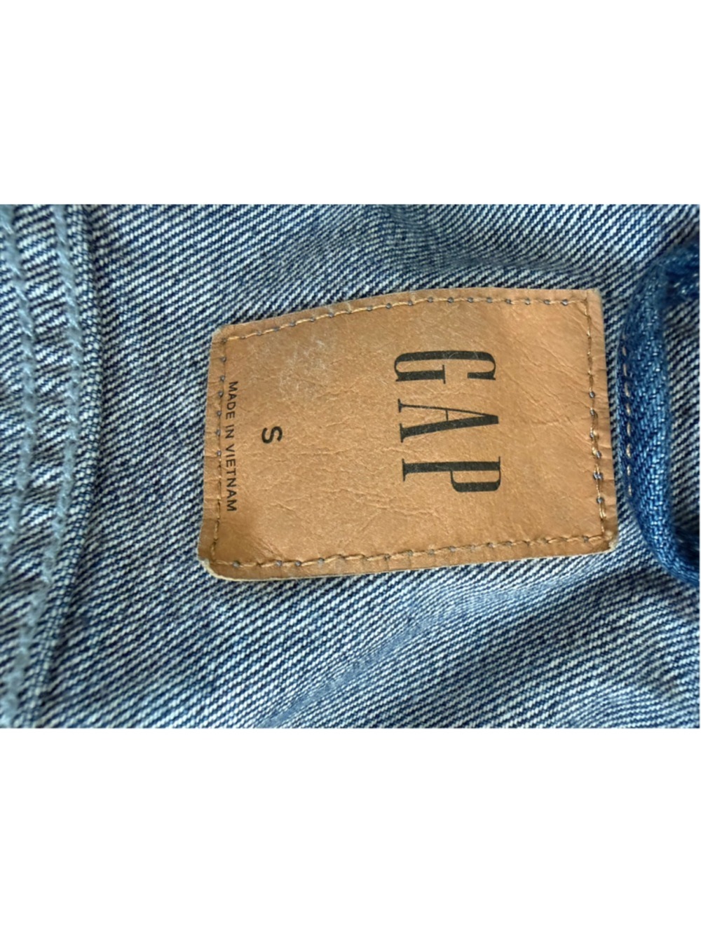 Women's GAP Classic Denim Jean Jacket Size S - Picture 9 of 11
